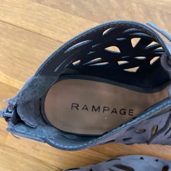 *last chance!!* Rampage | Women’s suede grey lace-up heels - Picture 13 of 16